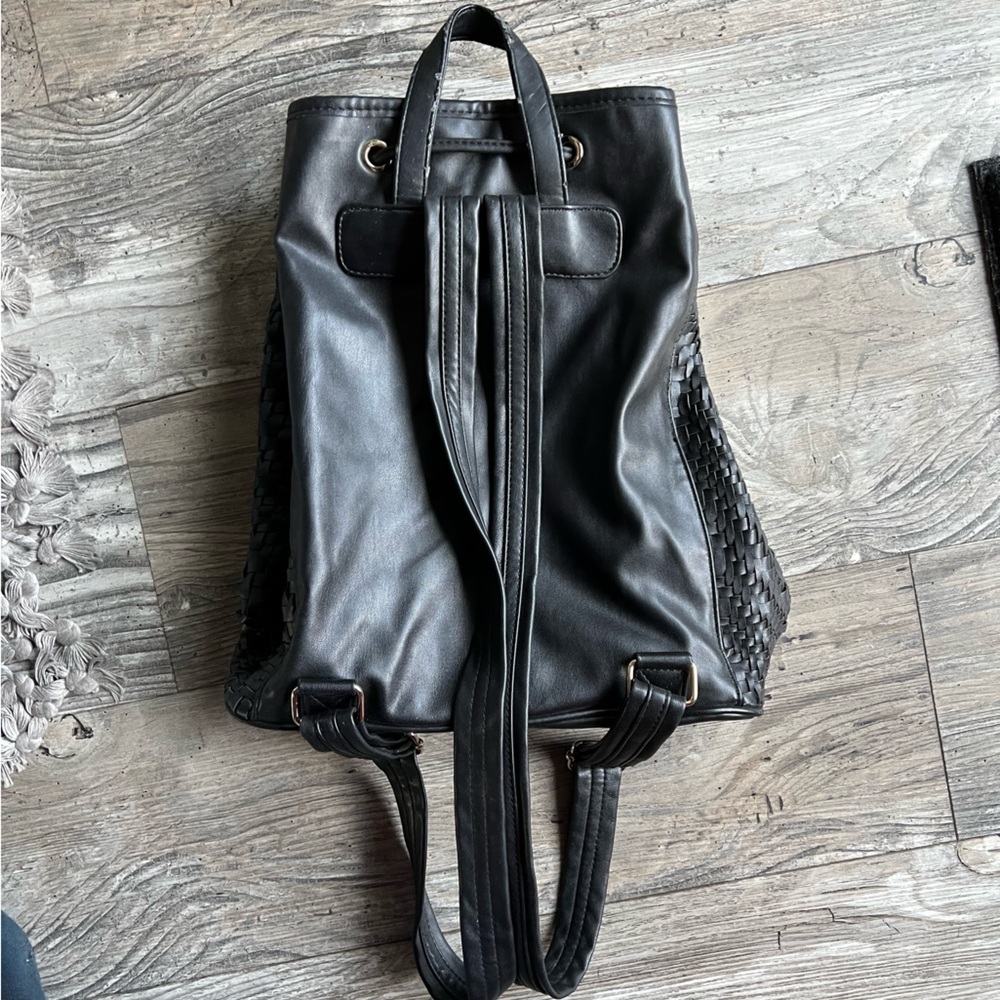 Faux Leather Backpack - Picture 4 of 9
